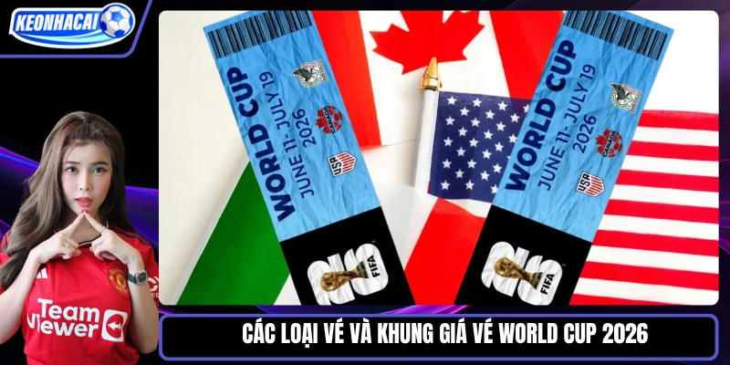 Các loại vé và khung giá vé World Cup 2026