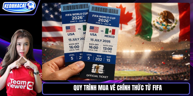 Quy trình mua vé chính thức từ FIFA