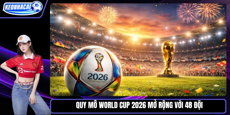Quy mô World Cup 2026 mở rộng với 48 đội 