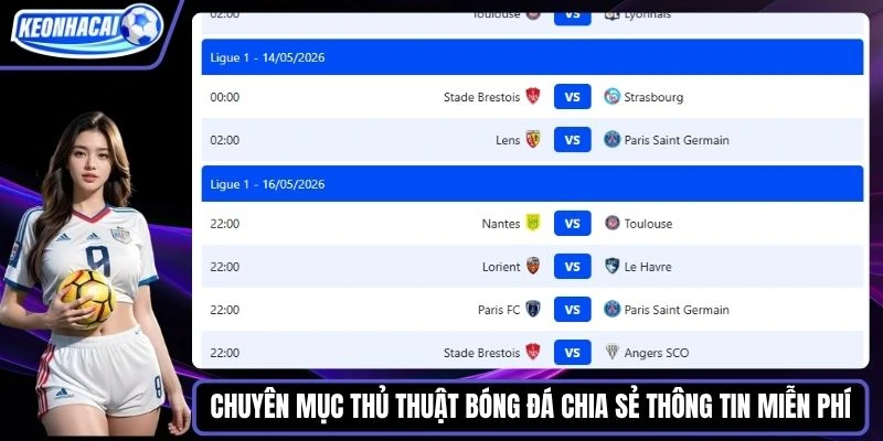 Chuyên mục Thủ thuật bóng đá chia sẻ thông tin miễn phí